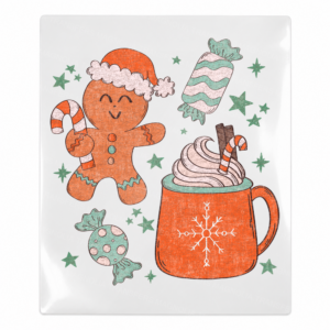 Gingerbread Cocoa Christmas Christmas UV transfer for hard-surface products