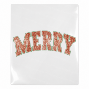 Merry Leopard Letters Christmas UV transfer for hard-surface products