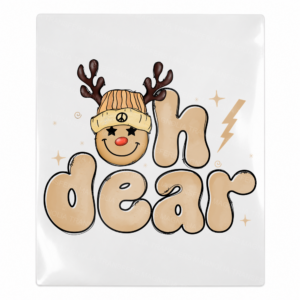Oh Deer Reindeer Christmas UV transfer for hard-surface products
