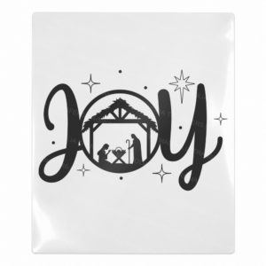 Nativity Joy Christmas UV transfer for hard-surface products