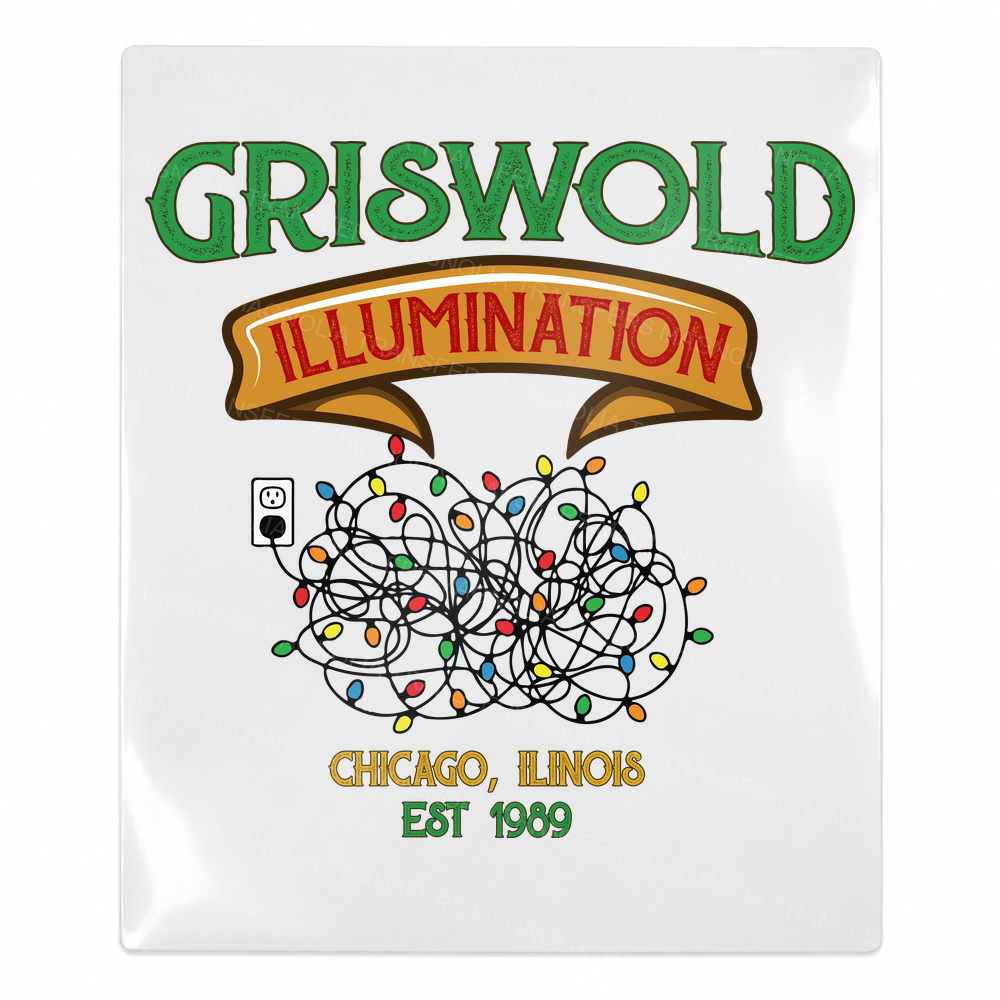 Griswold Illumination Christmas UV transfer for hard-surface products