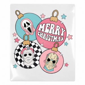 Merry Christmas Ornaments Christmas UV transfer for hard-surface products