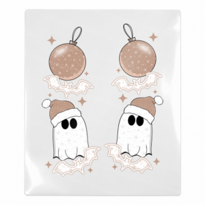 Christmas Ghost Ornaments Christmas UV transfer for hard-surface products