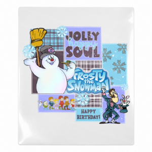 Holly Soul Frosty Snow Christmas UV transfer for hard-surface products