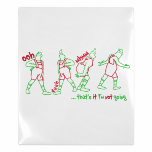 Dancing Reindeer Christmas Christmas UV transfer for hard-surface products