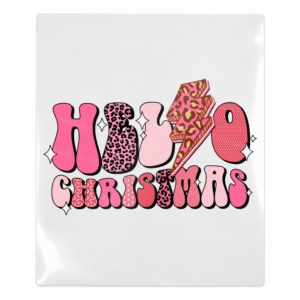 Ho Ho Christmas Christmas UV transfer for hard-surface products