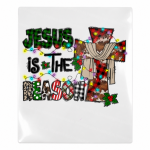 Jesus Is The Reason Christmas UV transfer for hard-surface products