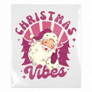 Christmas Vibes Santa Christmas UV transfer for hard-surface products