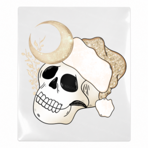 Santa Skull Christmas UV transfer for hard-surface products