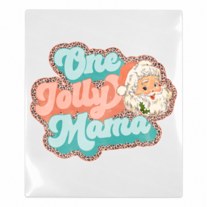 One Jolly Mama Christmas UV transfer for hard-surface products