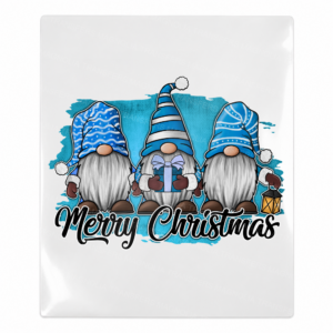 Blue Gnome Merry Christmas Christmas UV transfer for hard-surface products