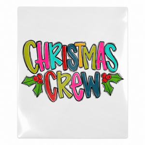 Christmas Crew Christmas UV transfer for hard-surface products