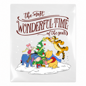 The Most Wonderful Time Of The Year Christmas UV transfer for hard-surface products