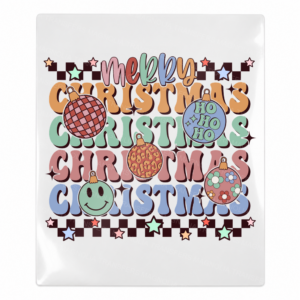 Merry Christmas Mushroom Coquette Christmas UV transfer for hard-surface products