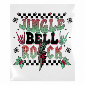 Jingle Bell Rock Christmas UV transfer for hard-surface products