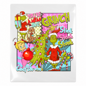 You Are A Mean Grinchy One Christmas UV transfer for hard-surface products