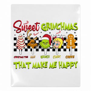 Sweet Grinchmas Little Things Christmas UV transfer for hard-surface products