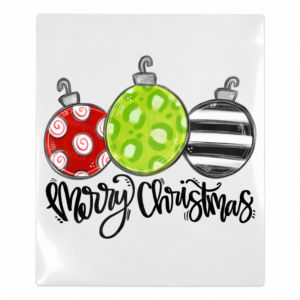 Merry Christmas Ornaments Christmas UV transfer for hard-surface products