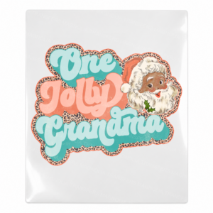 One Jolly Grandma Christmas UV transfer for hard-surface products