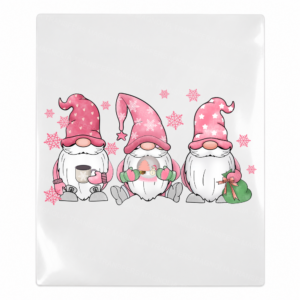 Pink Christmas Gnomes Christmas UV transfer for hard-surface products