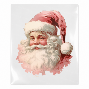 Vintage Santa Face Christmas UV transfer for hard-surface products