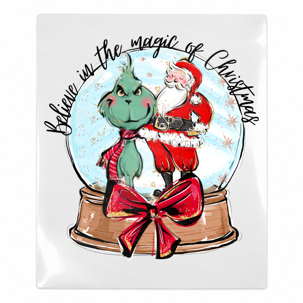 Believe In The Magic Of Christmas Christmas UV transfer for hard-surface products