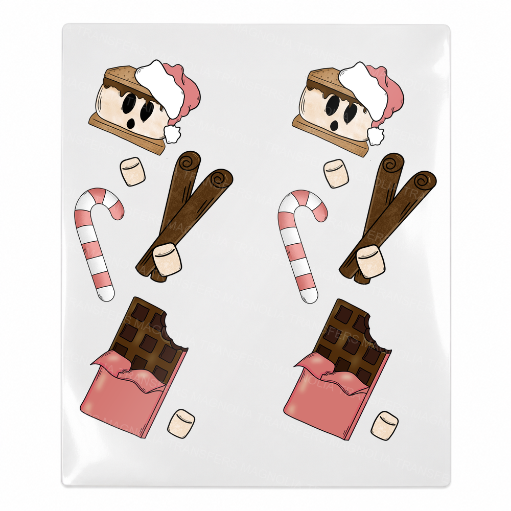 Christmas Baking Icons Christmas UV transfer for hard-surface products