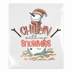 Chillin' At The Snowmas Christmas UV transfer for hard-surface products