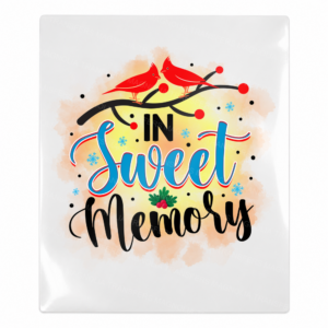 In Sweet Memory Christmas UV transfer for hard-surface products
