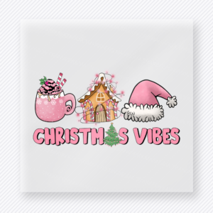 Christmas Vibes Treats Bring Festive Christmas DTF Transfers