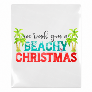 Beachy Christmas Christmas UV transfer for hard-surface products