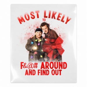 Most Likely To Find Out Christmas UV transfer for hard-surface products