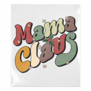 Mama Claus Christmas UV transfer for hard-surface products