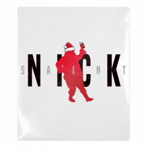 Red Santa Snack Christmas UV transfer for hard-surface products