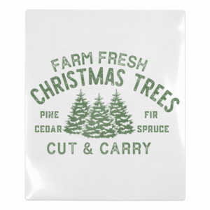 Farm Fresh Christmas Trees Cut And Carry Christmas UV transfer for hard-surface products