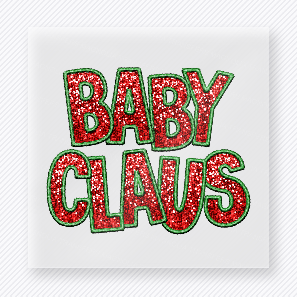Baby Claus Bring Festive Christmas DTF Transfers