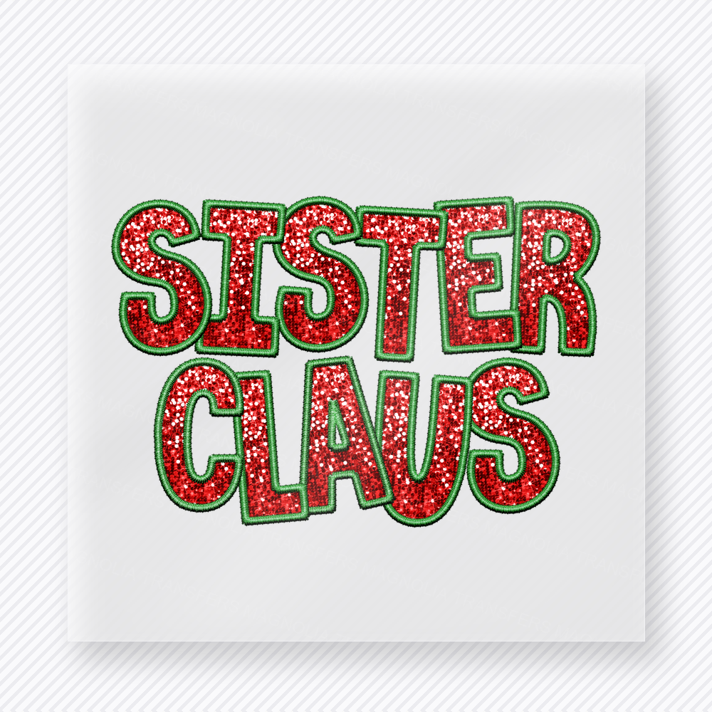 Sister Claus Bring Festive Christmas DTF Transfers