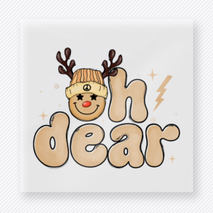 Oh Dear Tan Christmas DTF Transfers