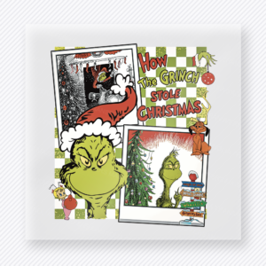 Grinch Steals Christmas Christmas DTF Transfers