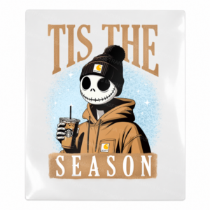 Tis The Season Jack Beanie Christmas UV transfer for hard-surface products