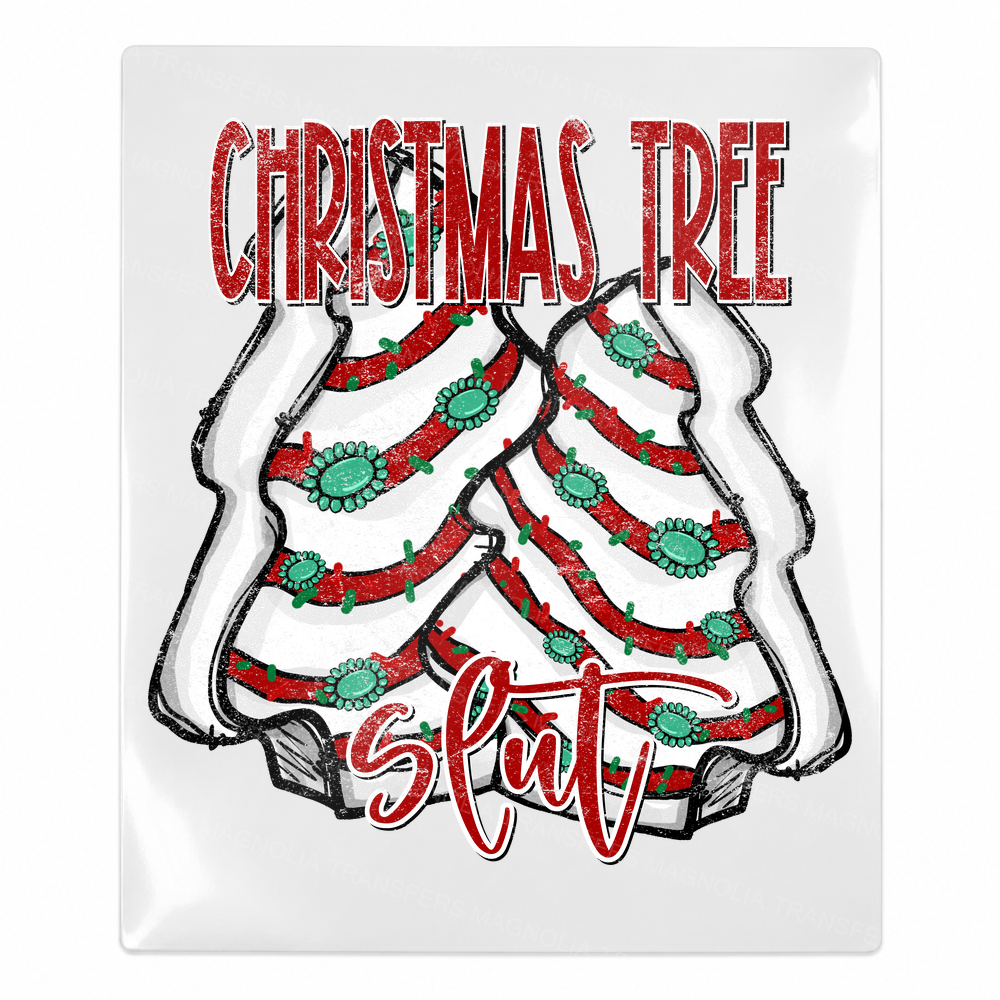 Christmas Tree Slayer Christmas UV transfer for hard-surface products