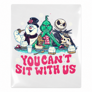 You Can't Sit With Us Christmas Christmas UV transfer for hard-surface products