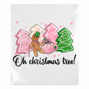 Oh Christmas Tree Gingerbread Christmas UV transfer for hard-surface products