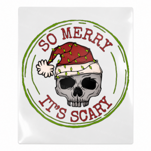 So Merry It's Scary Green Christmas UV transfer for hard-surface products