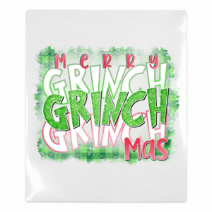 Merry Grinchmas Green Watercolor - Christmas UV Transfer