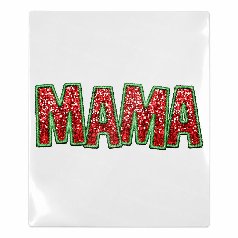Mama - Christmas UV Transfer