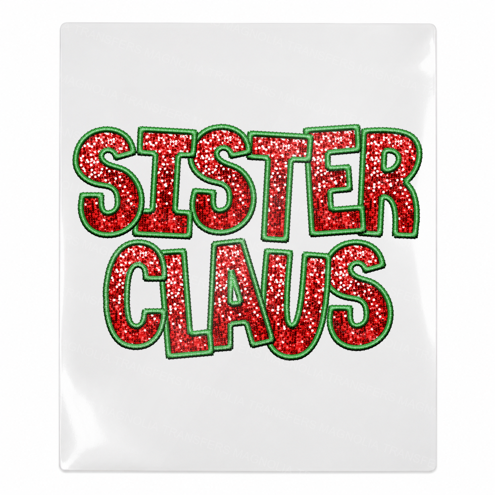 Sister Claus - Christmas UV Transfer