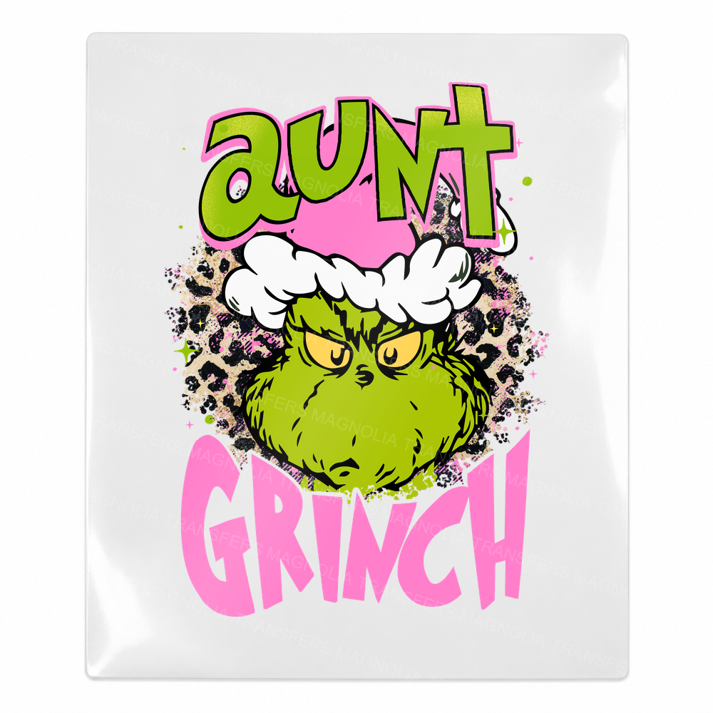 Aunt Grinch - Christmas UV Transfer