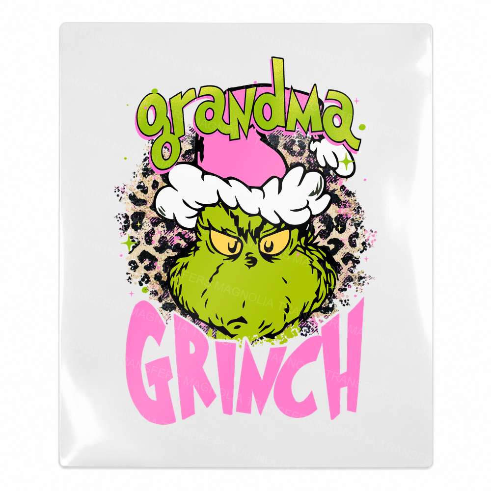 Grandma Grinch - Christmas UV Transfer