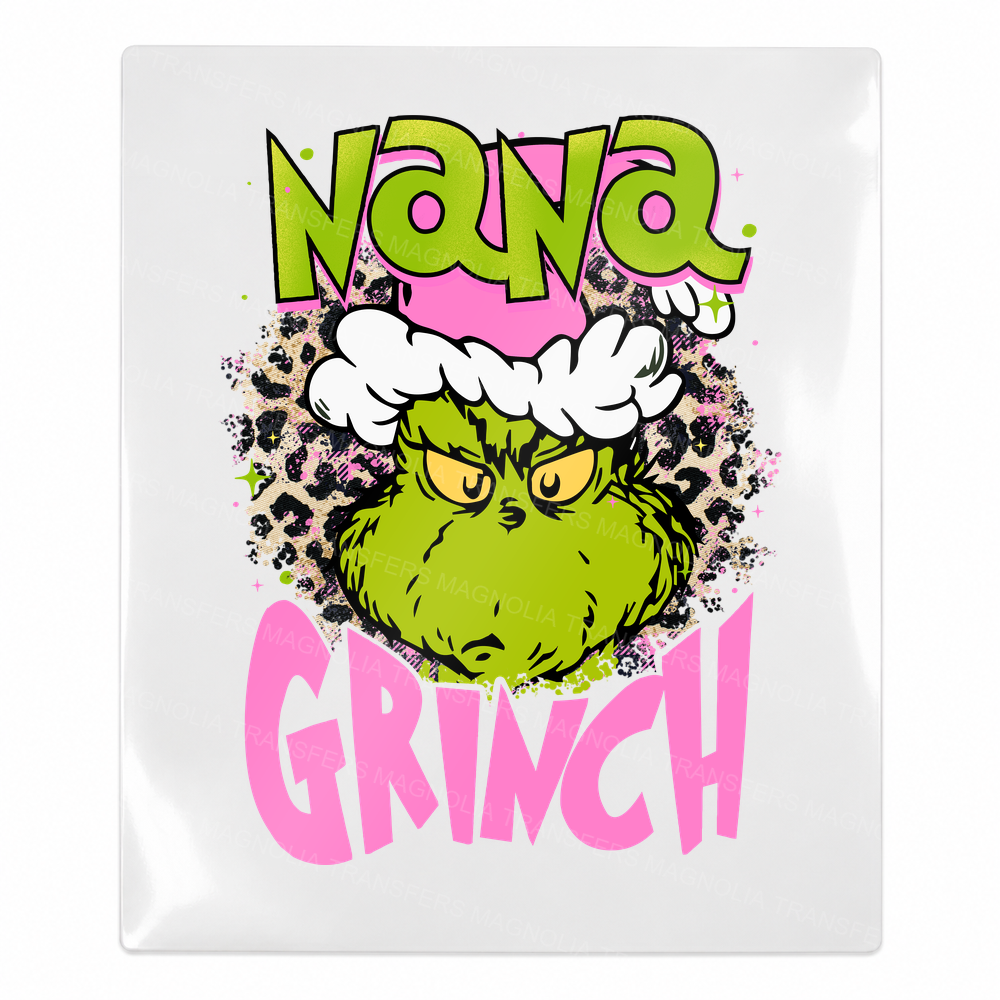 Nana Grinch - Christmas UV Transfer
